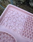 Square Slow Feeder Mat - Pink - Sale