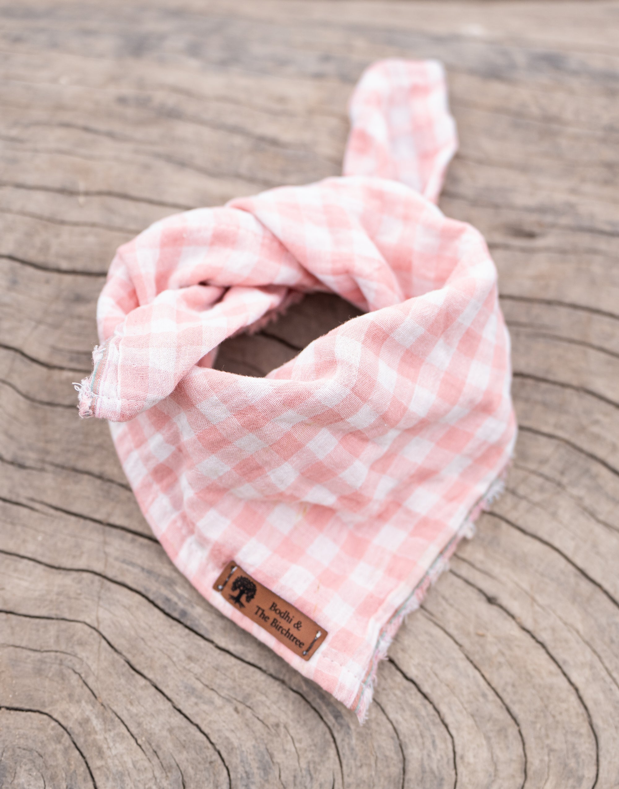 Pink Gingham Summer Cooling Bandana - Bodhi & The Birchtree