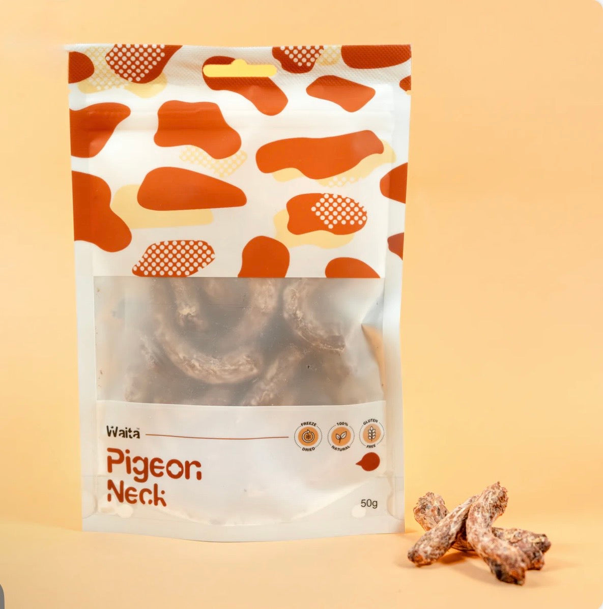 Waita Freeze Dried Pigeon Necks 50G - Bodhi &amp; The Birchtree