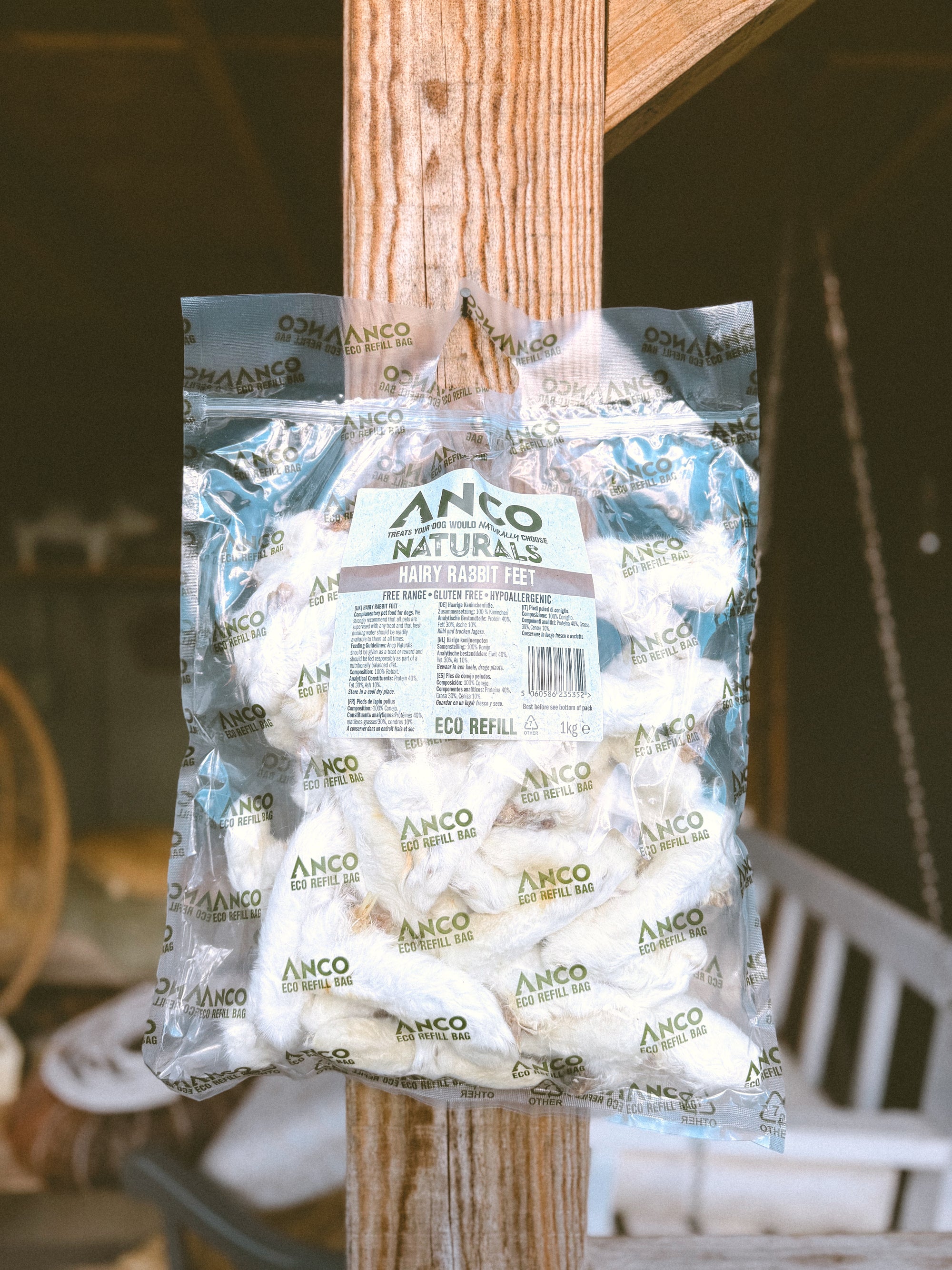 Bulk Buy - Hairy Rabbit Feet 1KG - Bodhi &amp; The Birchtree