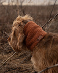 Teddy Fleece Snood - Rust