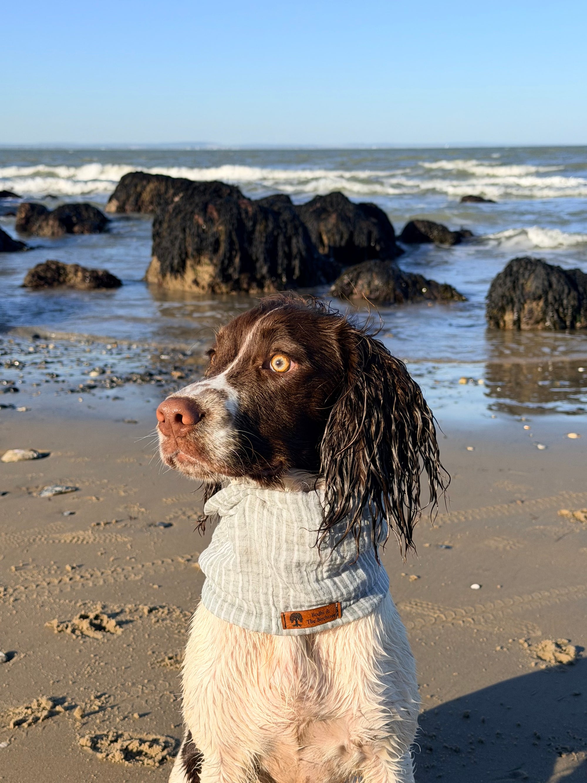 Mint Stripe Summer Cooling Snood - Bodhi & The Birchtree