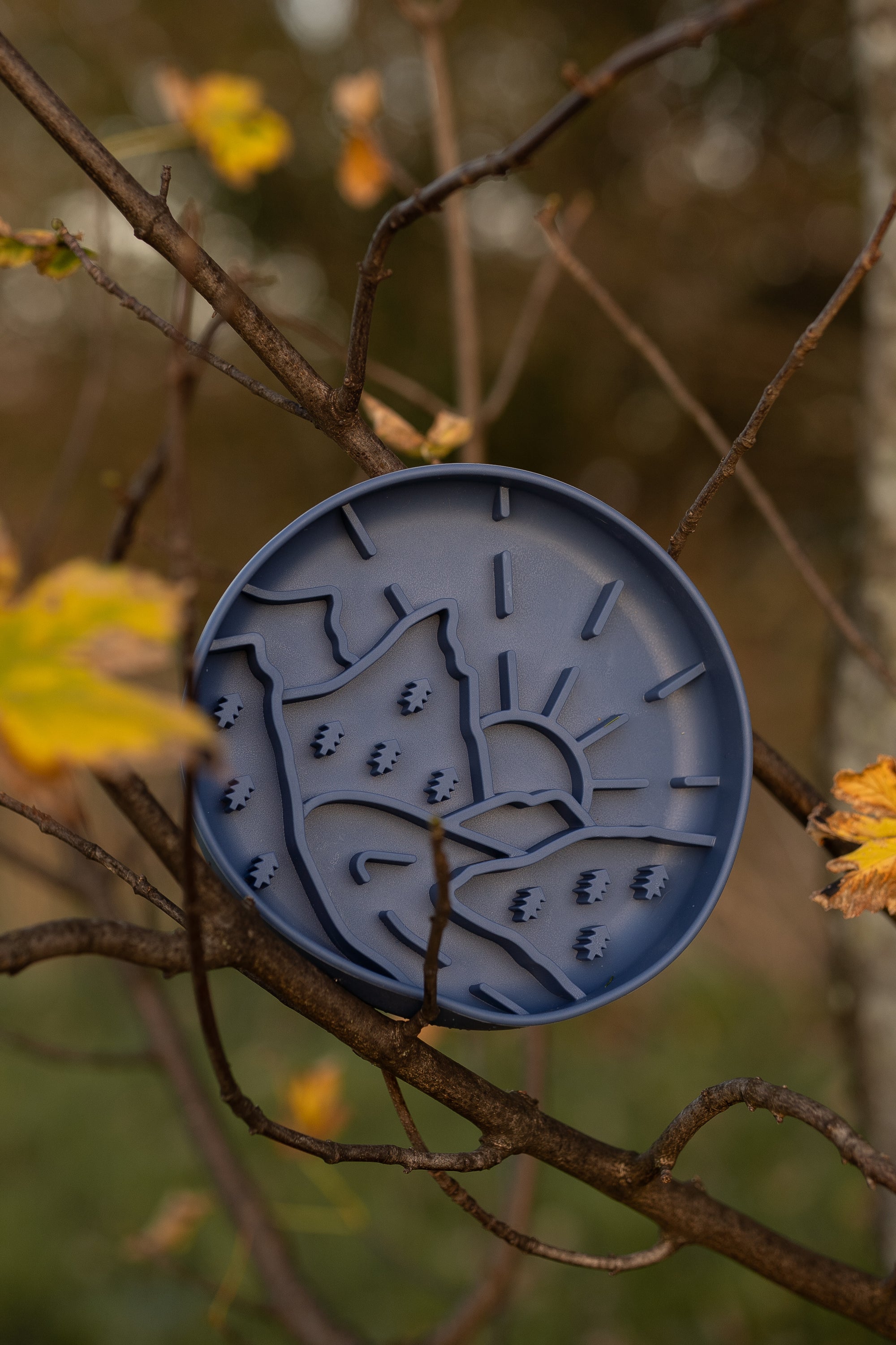 Mountain Slow Feeder Bowl In Midnight - Bodhi & The Birchtree