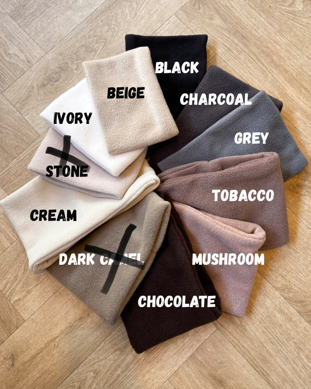 Build Your Own Polar Fleece Snood - Fiver Friday