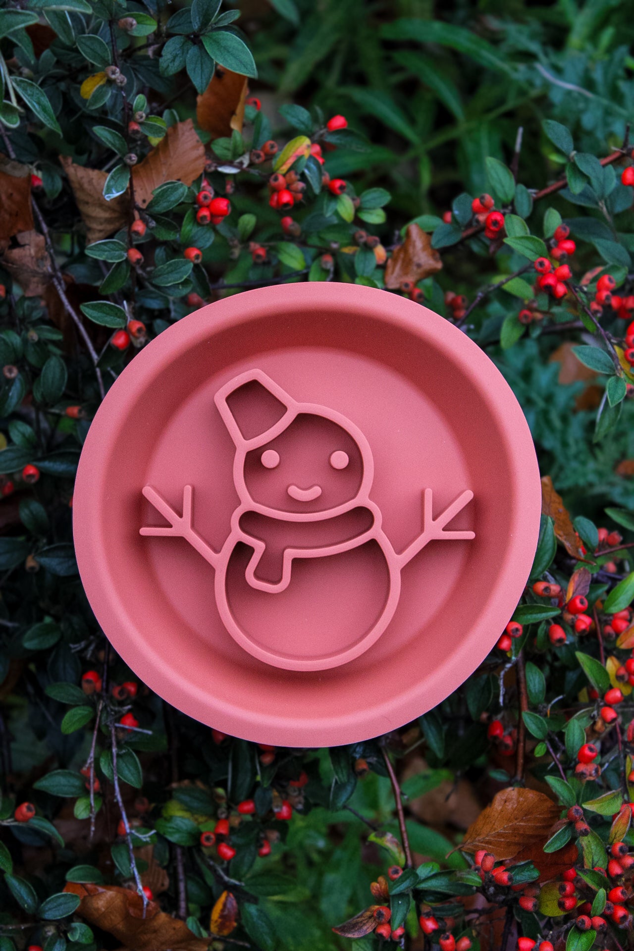 Festive Snowman Dual Slow Feeder/Lick Mat Bowl - Bodhi & The Birchtree