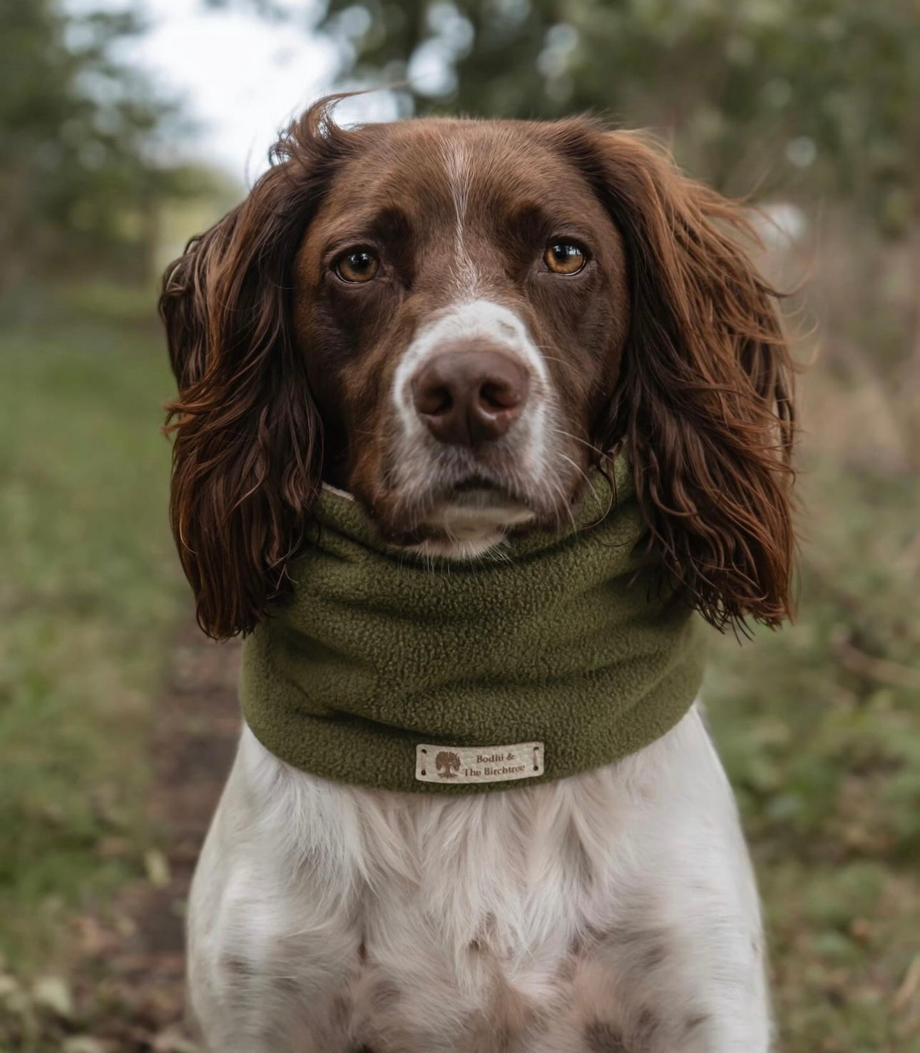 Bodhi & The Birchtree Khaki Green Fleece Snood - Bodhi & The Birchtree