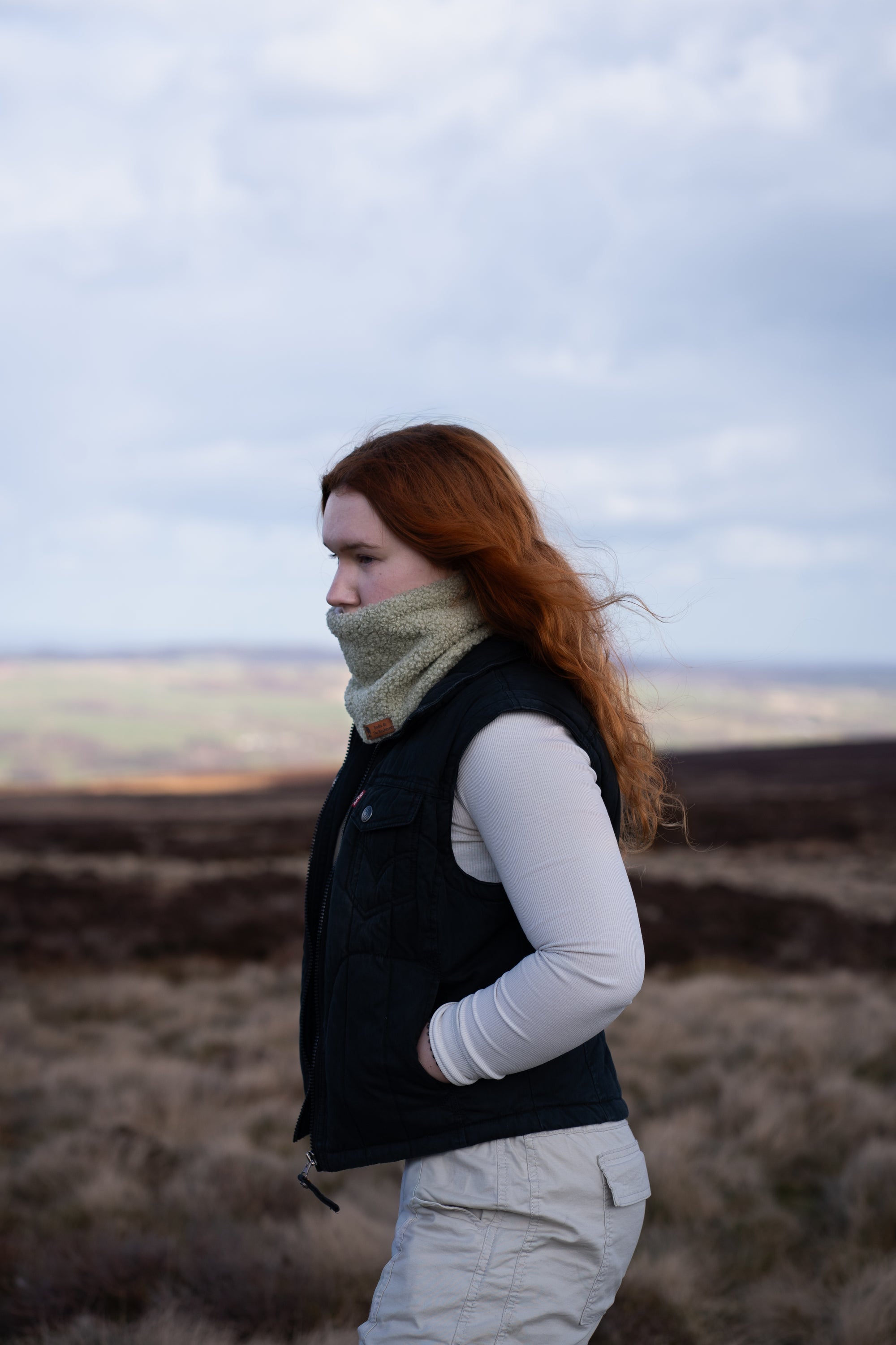 Teddy Fleece Snood - Avocado - Bodhi & The Birchtree