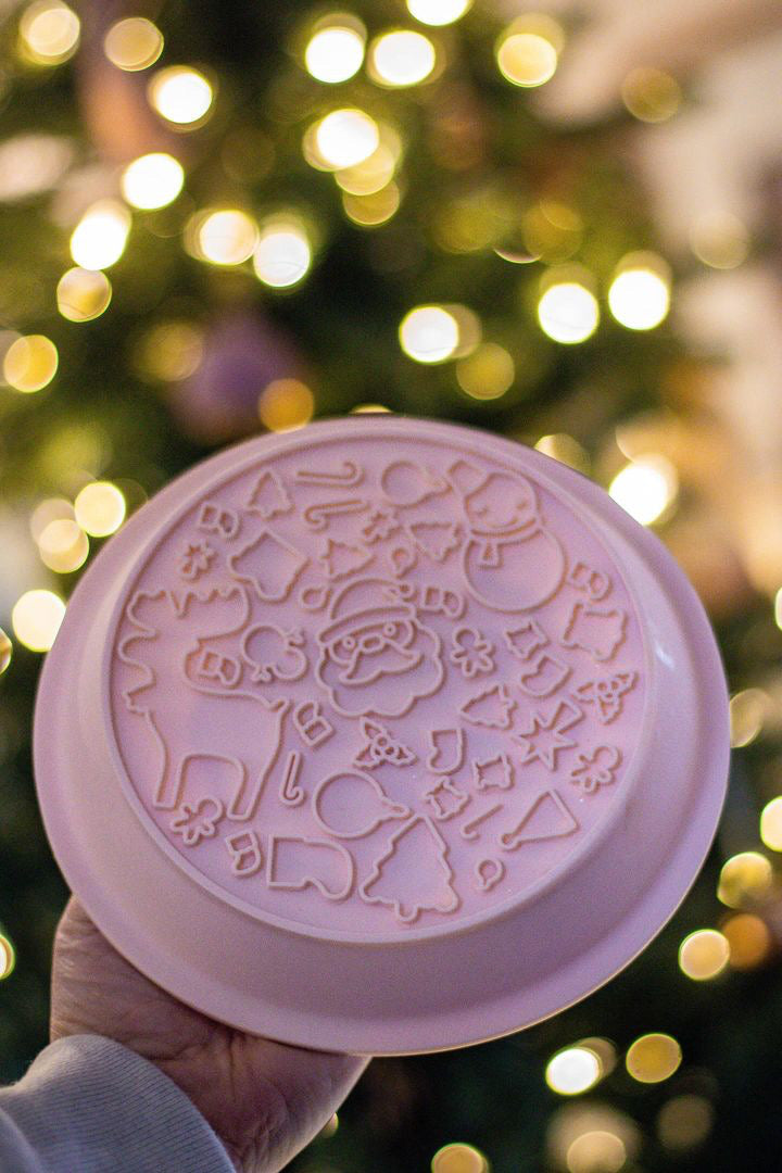 Festive Santa Dual Slow Feeder/Lick Mat Bowl - Bodhi & The Birchtree