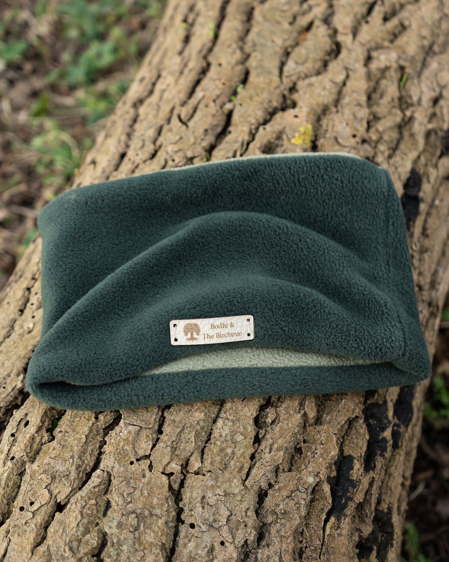 Limited Edition ‘The Jinky’ Dark Bottle & Avocado Polar Fleece Snood - Bodhi & The Birchtree