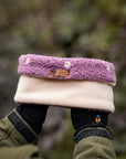 Teddy Fleece Daisy Snood - Rouge