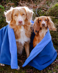 Dark Petrol & Dark Sky Human Polar Fleece Blanket - Bodhi & The Birchtree