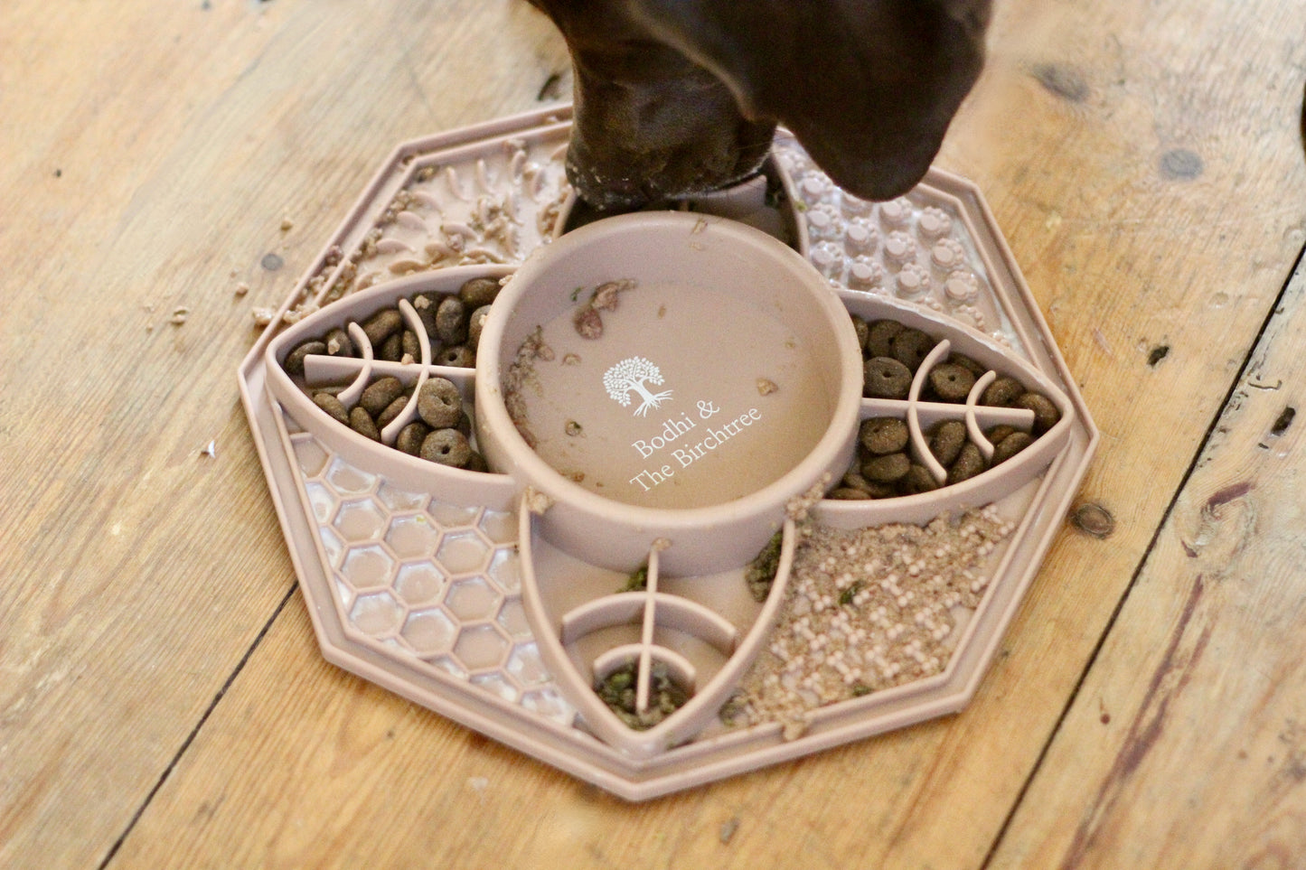 Bodhi & The Birchtree Mandala Slow Feeder In Dusky Pink - Bodhi & The Birchtree