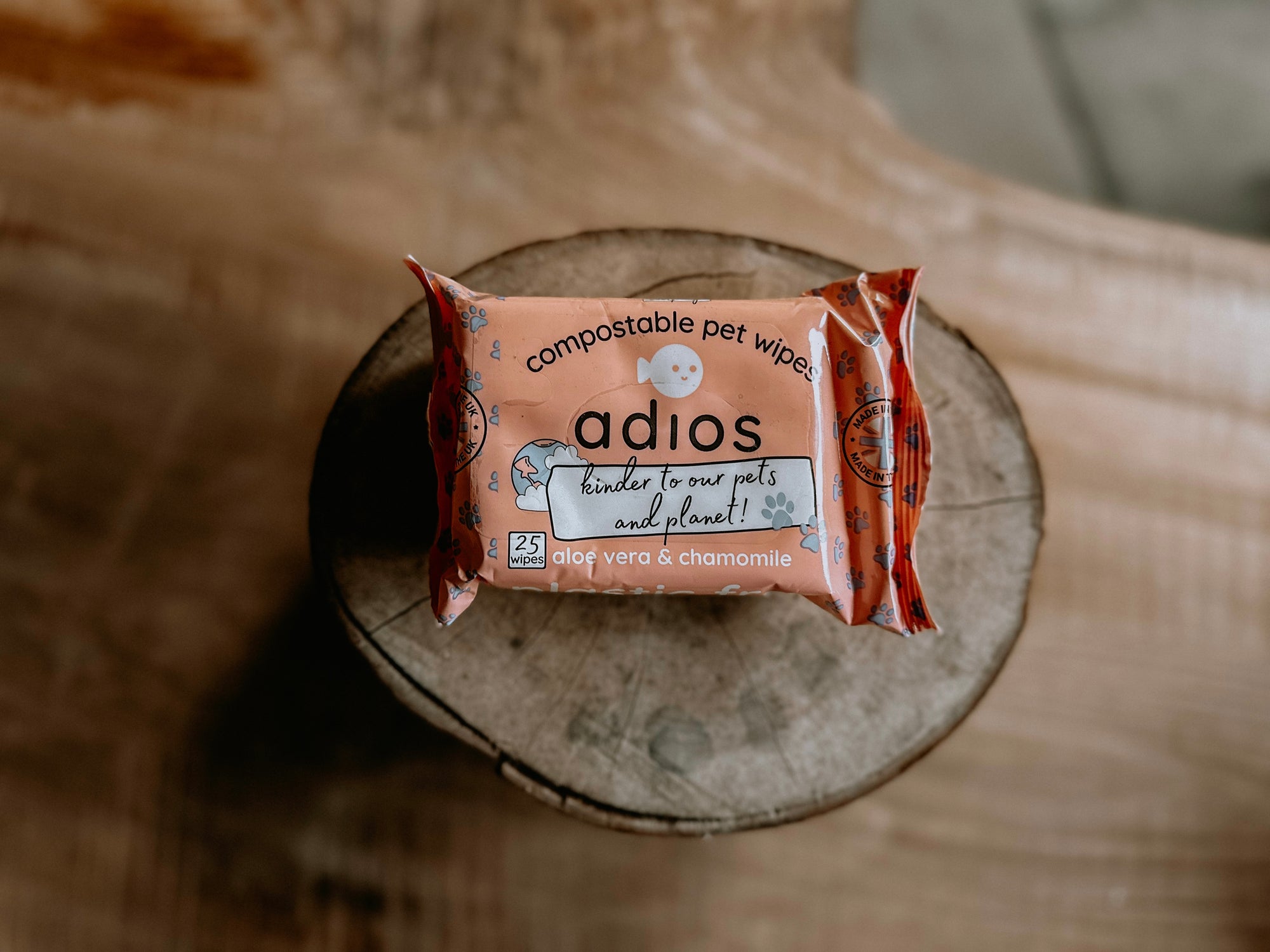 Adios Compostable Pet Wipes - Bodhi & The Birchtree