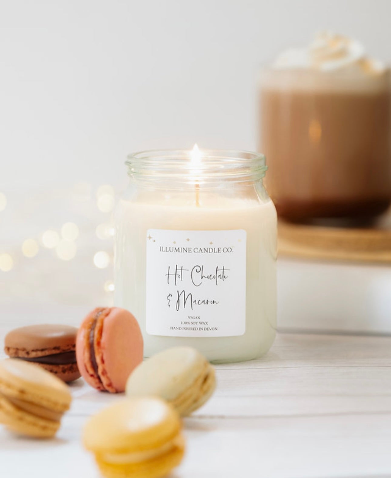 Illumine Hot Chocolate & Macaron Signature Candle - Bodhi & The Birchtree