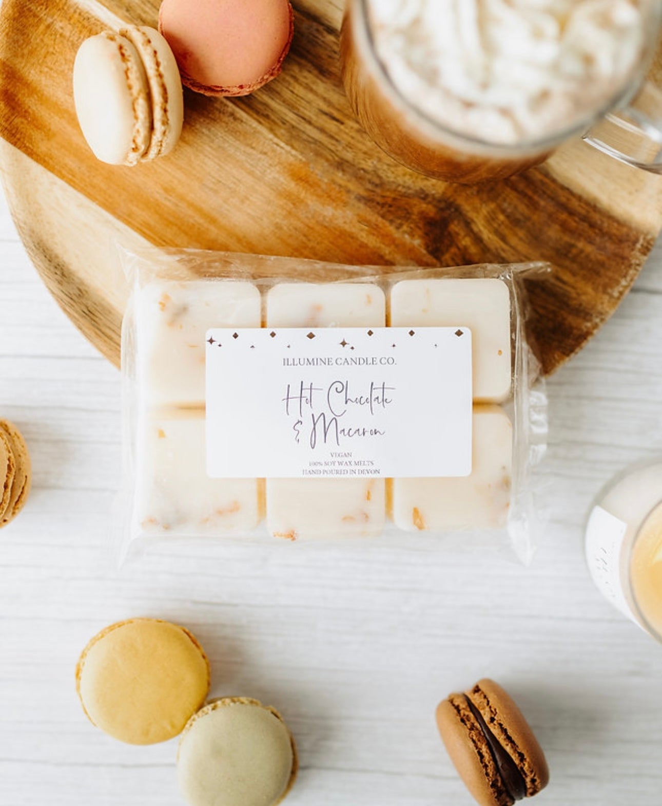 Illumine Hot Chocolate & Macaron Soy Wax Melts - Bodhi & The Birchtree