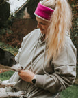 Bodhi & The Birchtree Magenta Sherpa & Polar Fleece Headband - Bodhi & The Birchtree