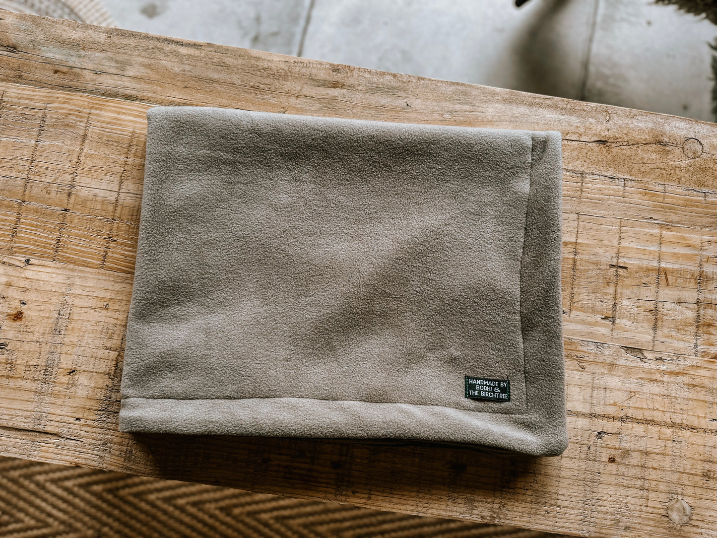 Bodhi & The Birchtree Dark Camel & Khaki Boot Blanket