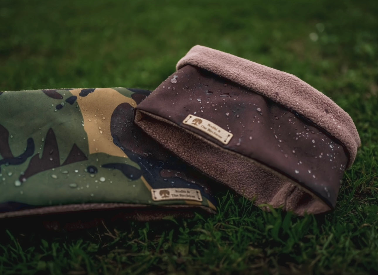 Bodhi & The Birchtree Camo & Camel Waterproof & Polar Fleece Snood - Bodhi & The Birchtree