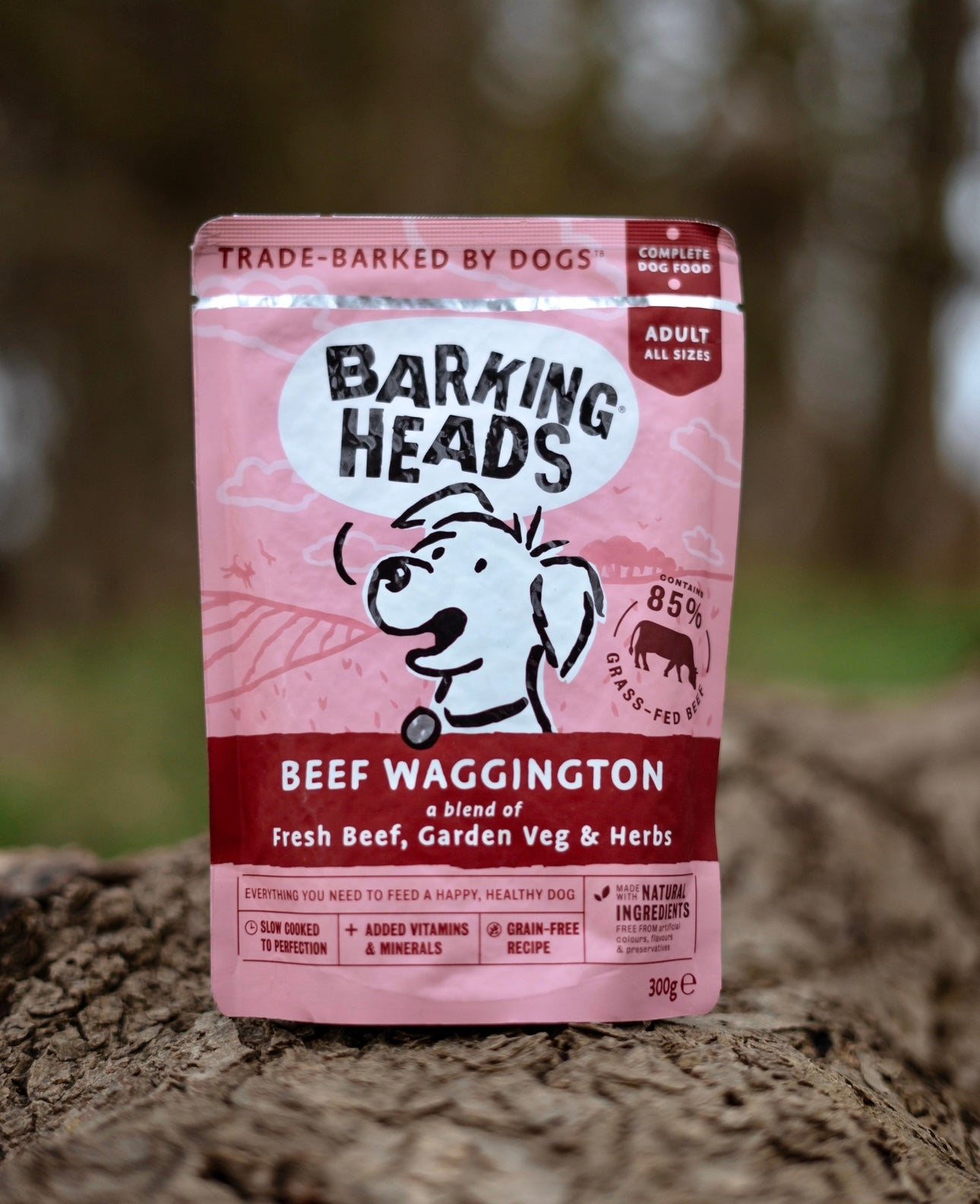 Barking Heads Beef Waggington Wet Food 300g - Bodhi & The Birchtree