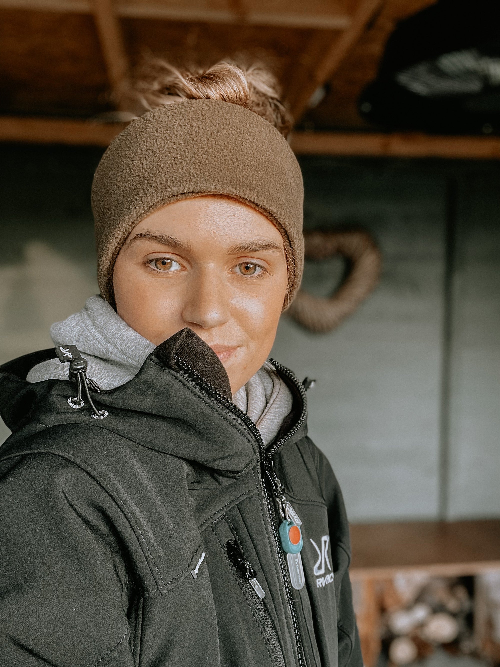 Khaki Polar Fleece Headband - Black Friday Offer - Bodhi &amp; The Birchtree