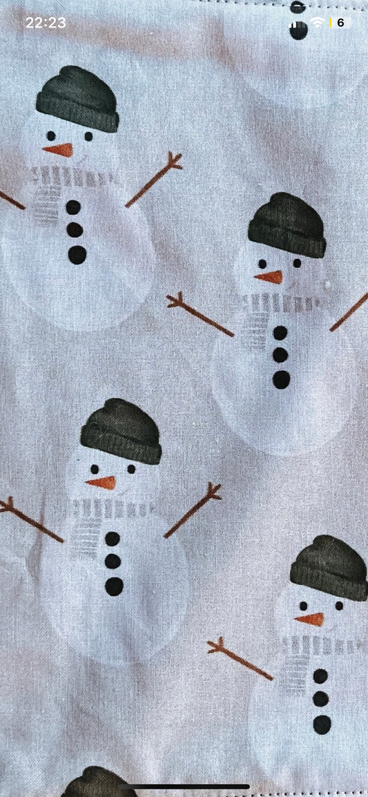 18” Snowman & Mushroom Polar Fleece Snood