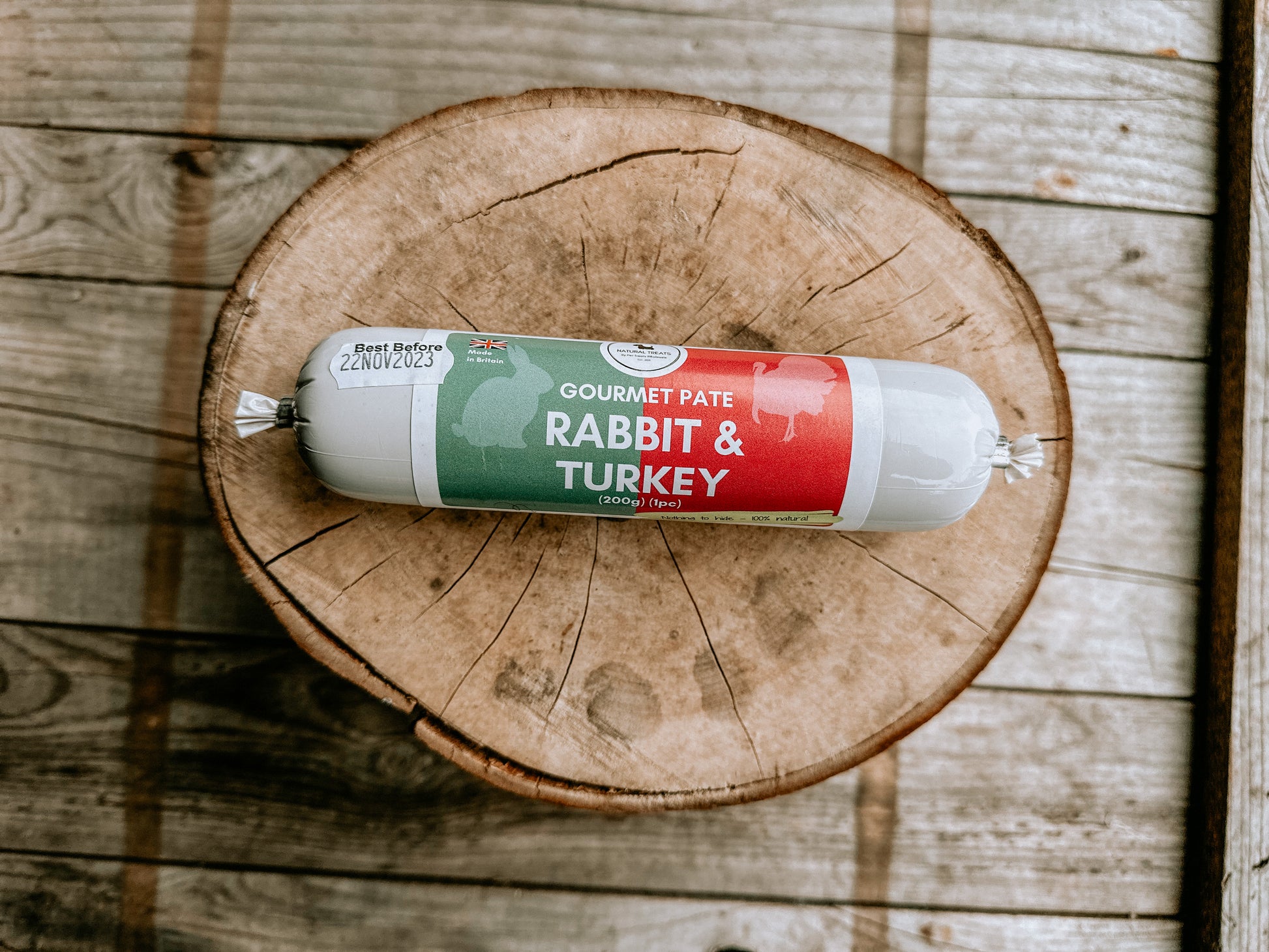 Rabbit & Turkey Gourmet Pate 200g - Bodhi & The Birchtree