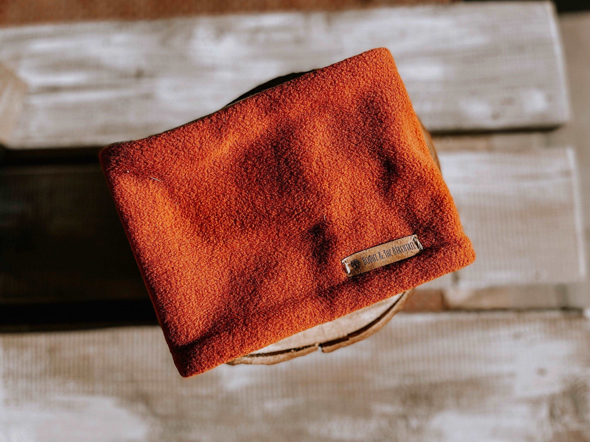 Bodhi & The Birchtree Burnt Orange Fleece Snood - Bodhi & The Birchtree