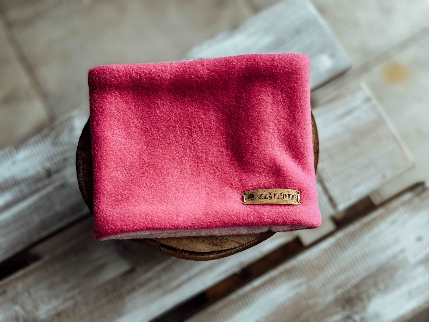 Bodhi & The Birchtree Pink Polar Fleece Snood