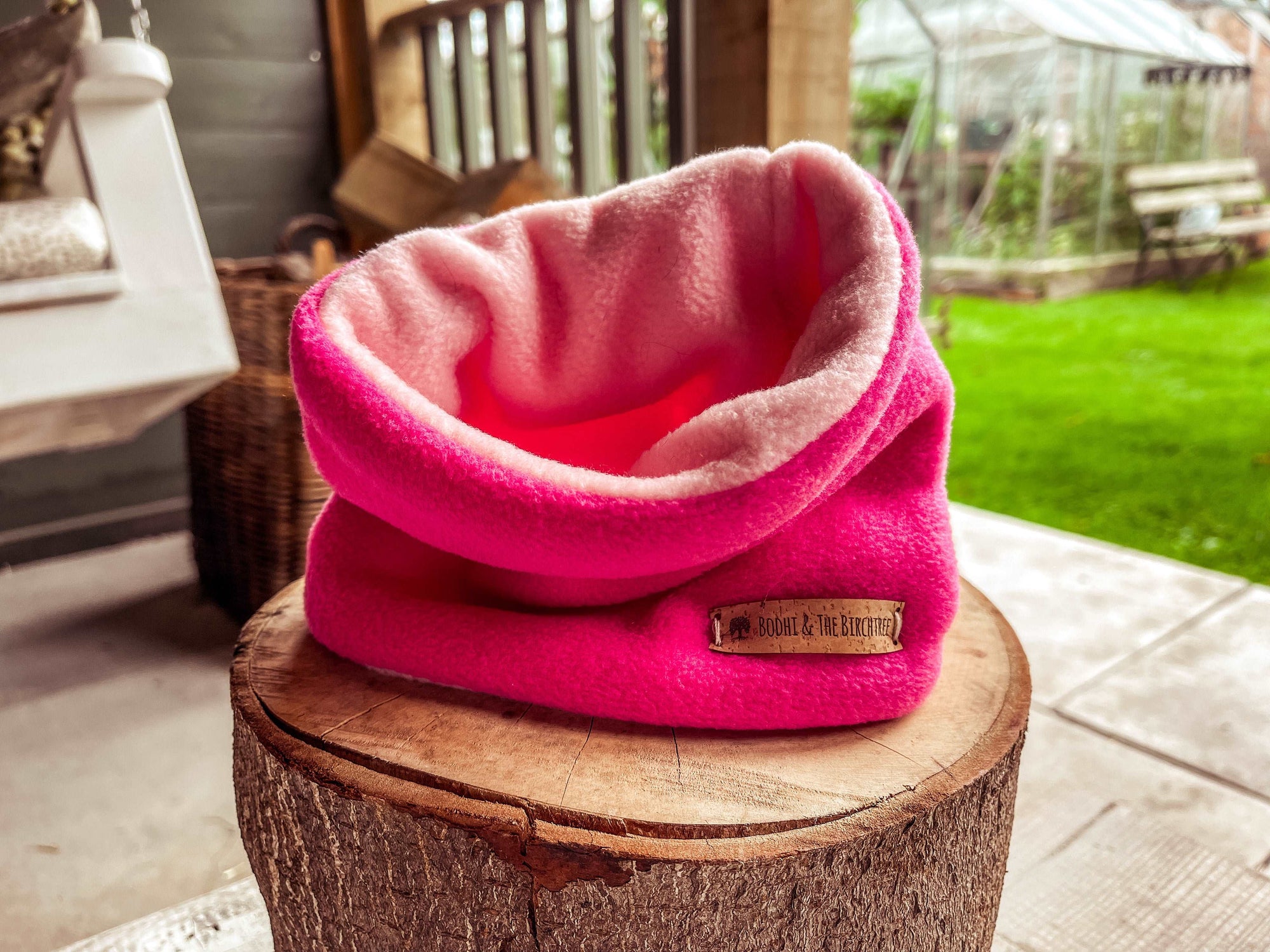 Bodhi & The Birchtree Pink Polar Fleece Snood