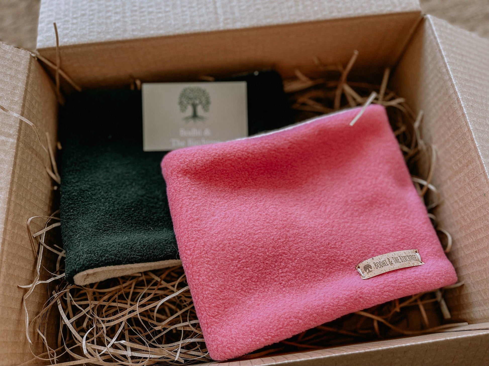 Bodhi & The Birchtree Pink Polar Fleece Snood