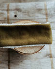 Bodhi & The Birchtree Khaki Sherpa & Polar Fleece Headband - Bodhi & The Birchtree