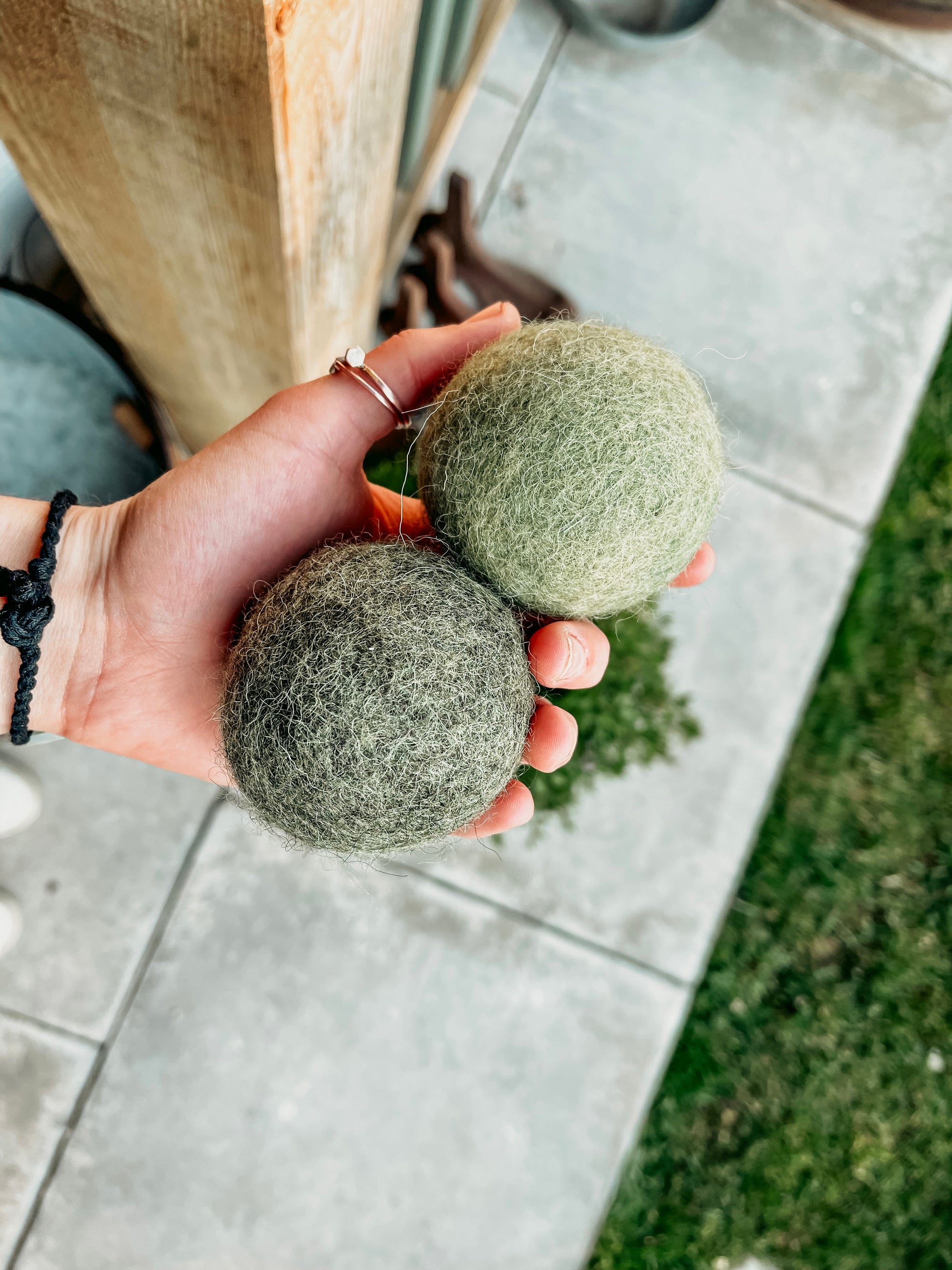 Green Eco Woollen Tennis Ball - Bodhi & The Birchtree