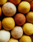 Orange/yellow Woollen Eco Tennis Ball - Bodhi & The Birchtree