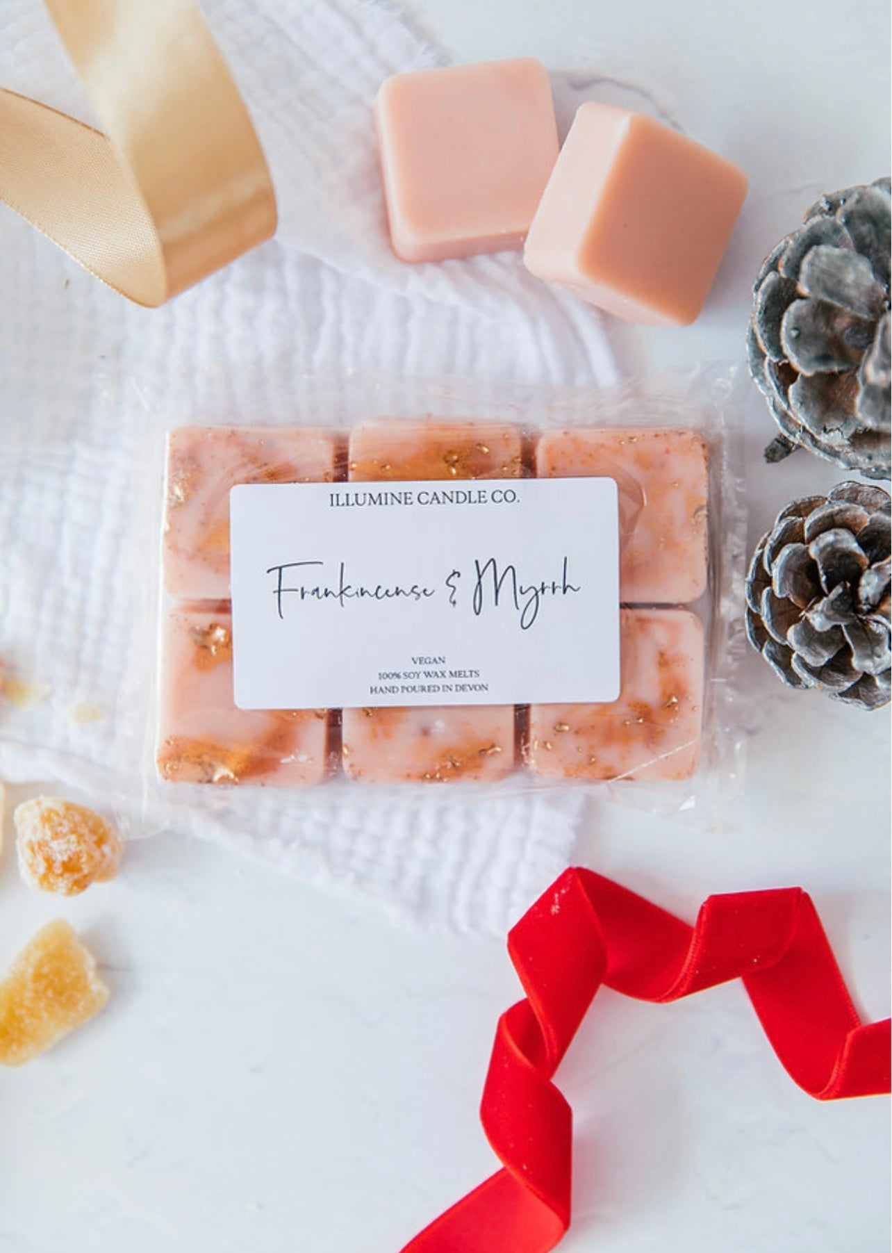 Illumine Frankincense & Myrrh Soy Wax Vegan Wax Melts - Bodhi & The Birchtree