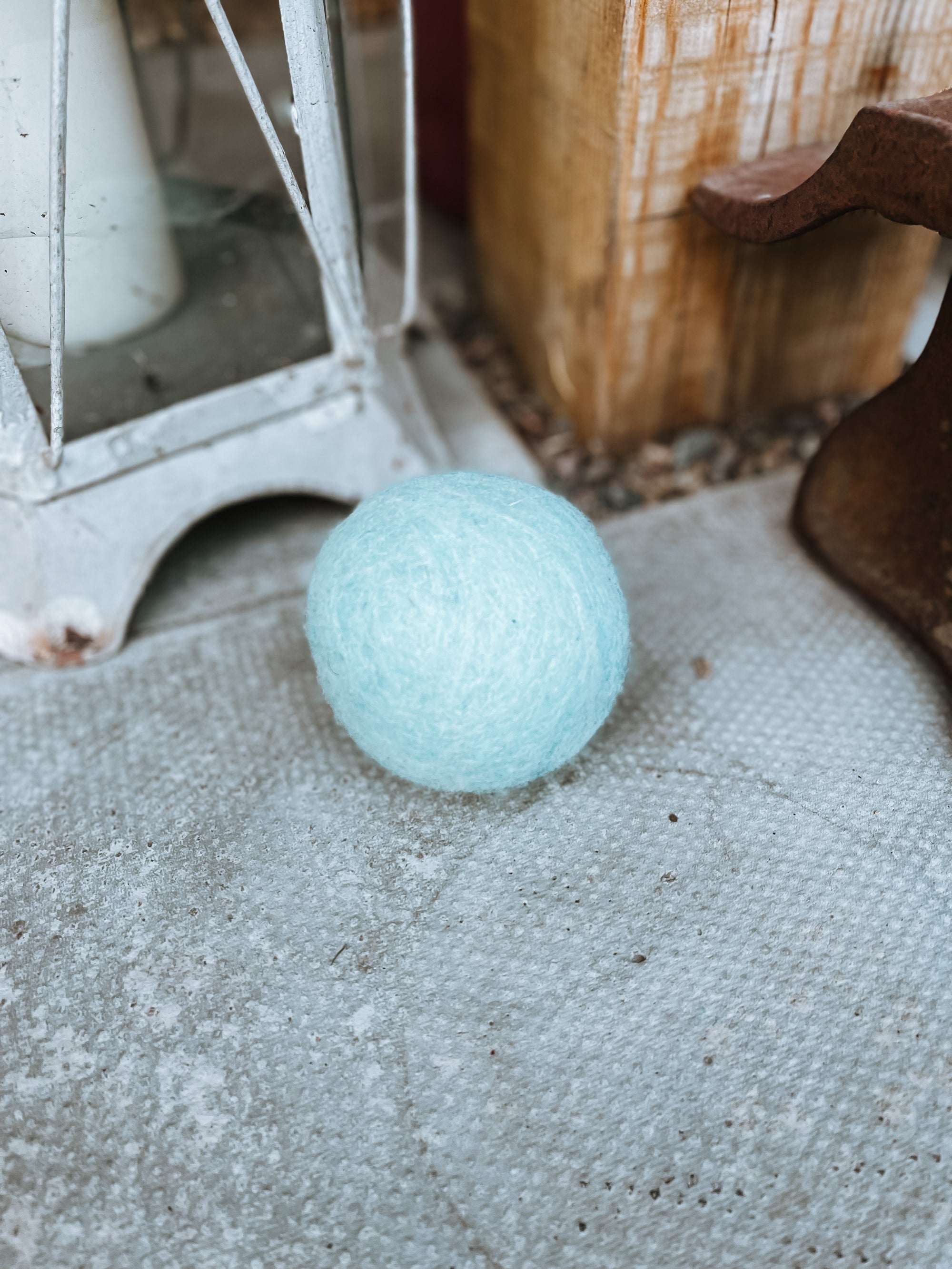 Large Blue Eco Woollen Tennis Ball - Bodhi & The Birchtree