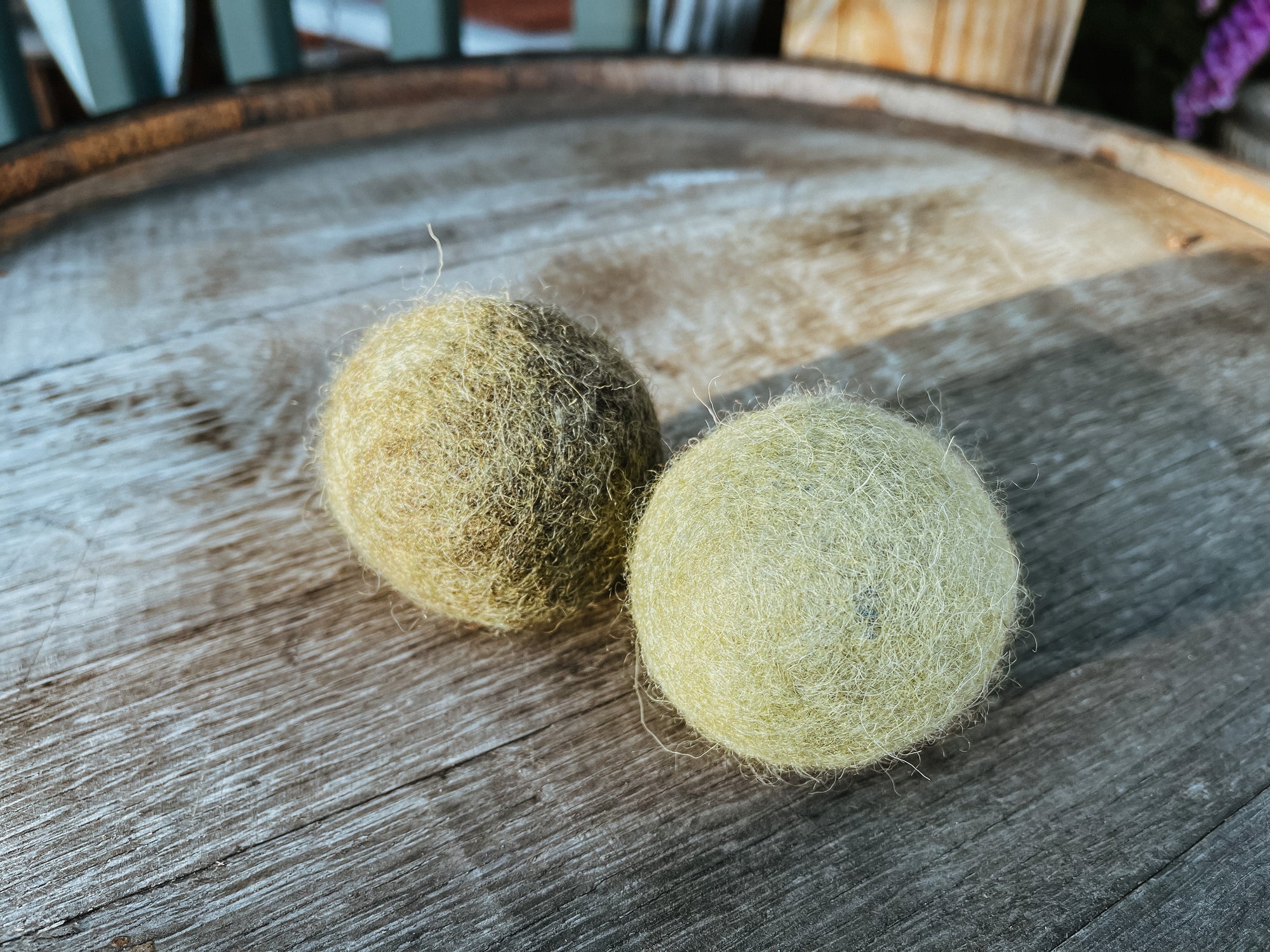 Green Eco Woollen Tennis Ball - Bodhi & The Birchtree